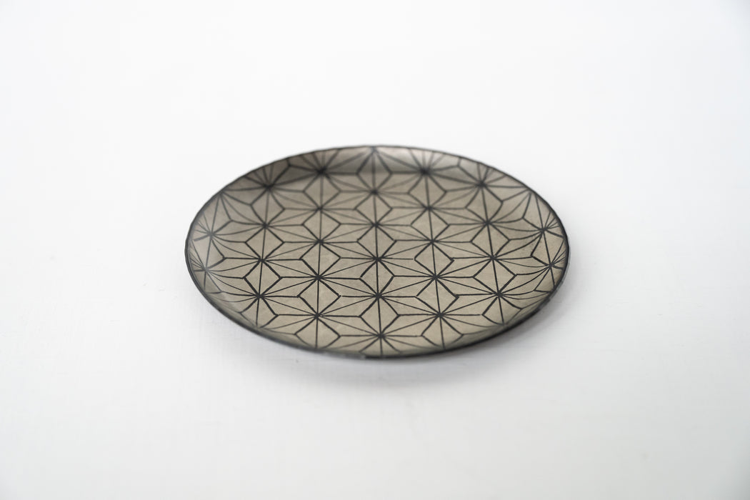 須佐真｜豆皿　麻の葉