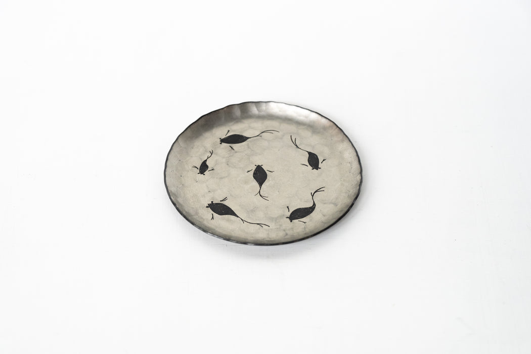 須佐真｜豆皿　メダカ