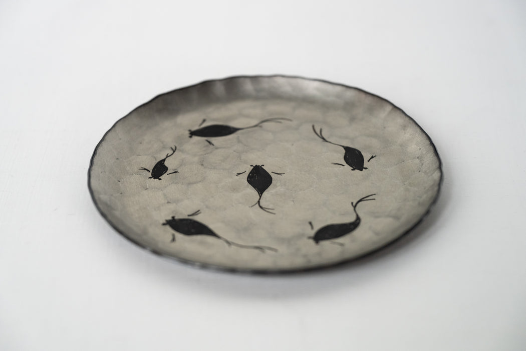 須佐真｜豆皿　メダカ