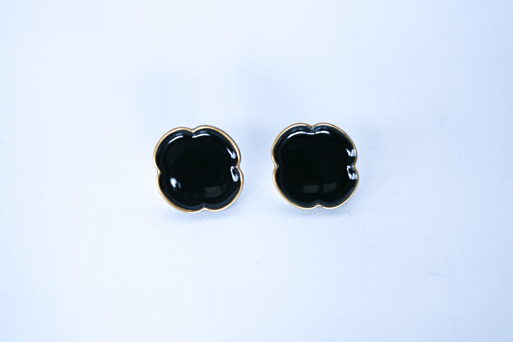 YURAI｜木瓜 / Mokkou Earrings (Black)