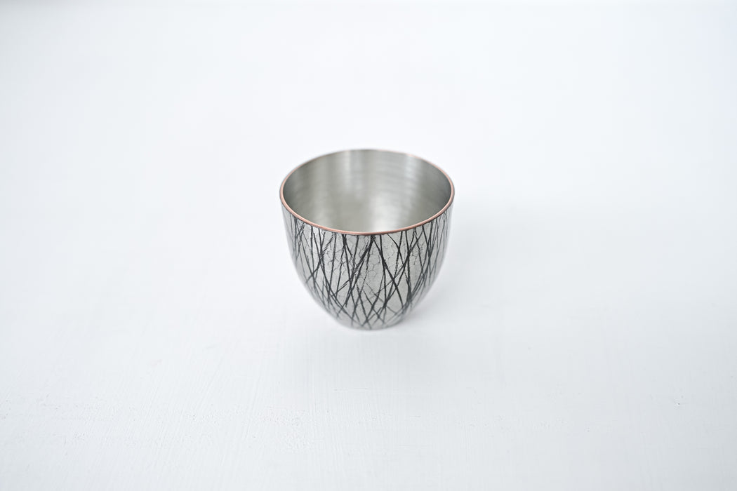 須佐真｜ぐい呑（アヤ / 白銀）