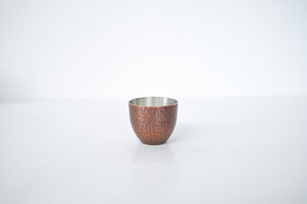 須佐真｜ぐい呑（コウバ / いぶし銅）