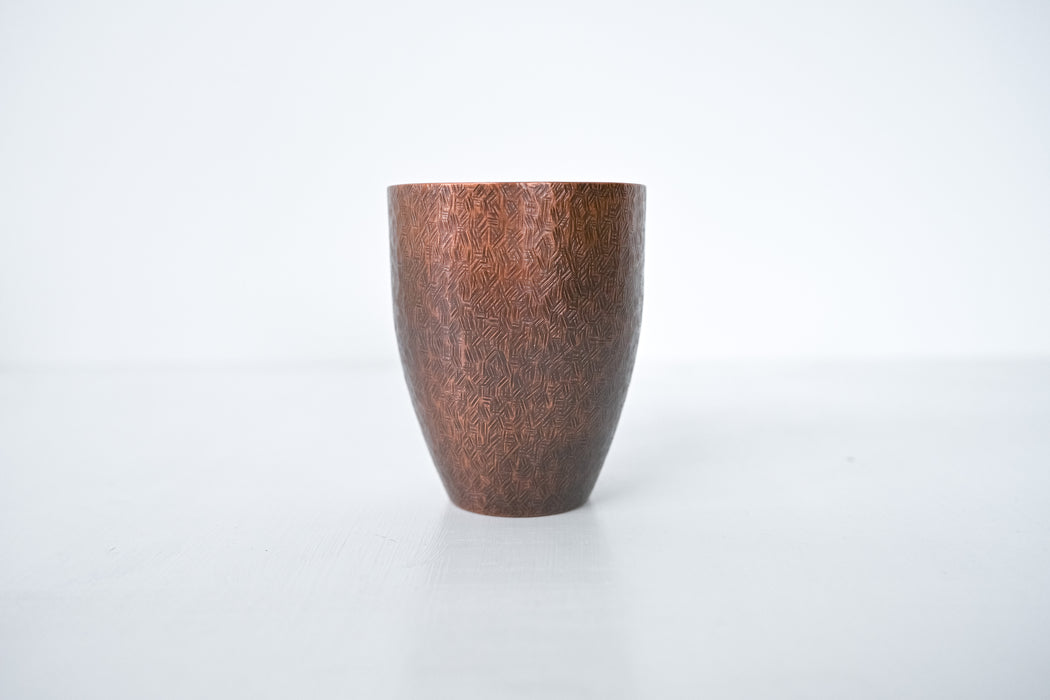 須佐真｜タンブラー（コウバ / いぶし銅）