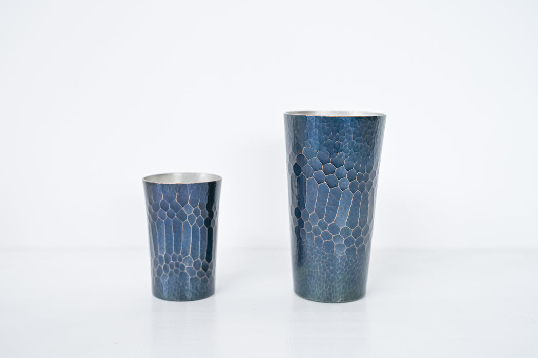 須佐真｜スリムタンブラー（パイソン / 侘青）
