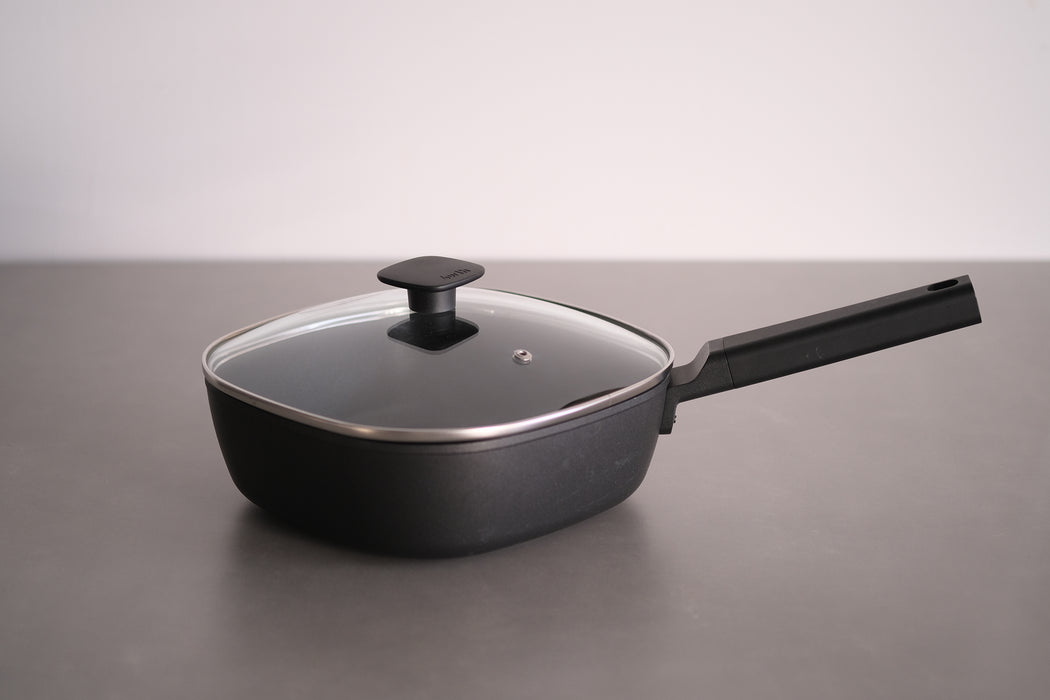 Rhombus frying pan